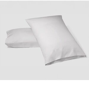 Casper White Percale Pillowcases 100% Organic Cotton